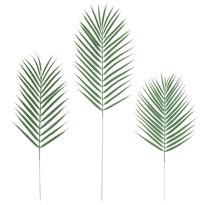 3PCS Artificial Tropical Palm Tree Leaves - Image 3