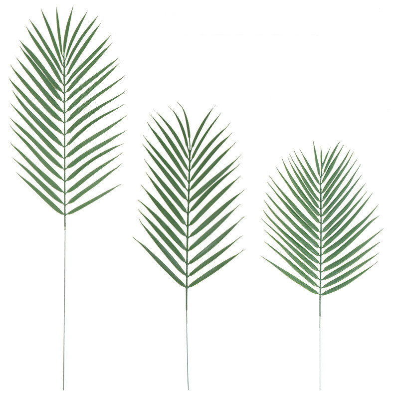 3PCS Artificial Tropical Palm Tree Leaves - Image 4