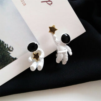 Space Astronauts Stud Earrings for Girls