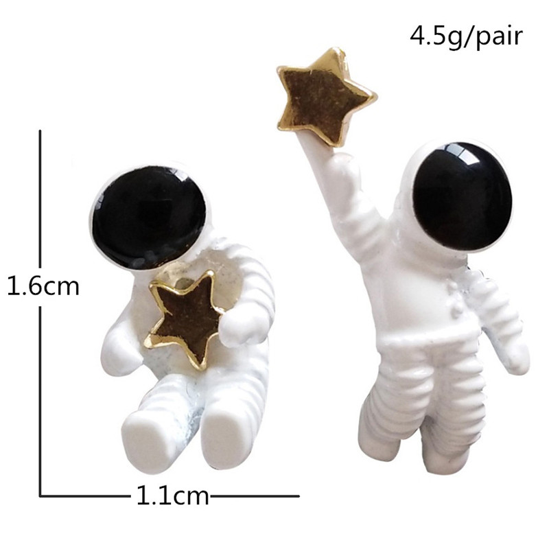 Space Astronauts Stud Earrings for Girls - Image 5