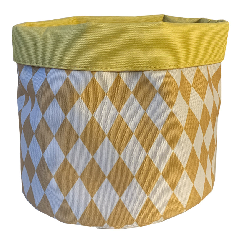 Baby Basket Foldable Toy Storage, Yellow - Image 3