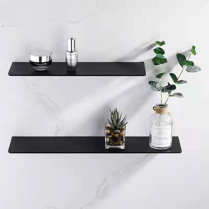Bathroom Storage Rack Modern Matt Black 1Pcs 50cm