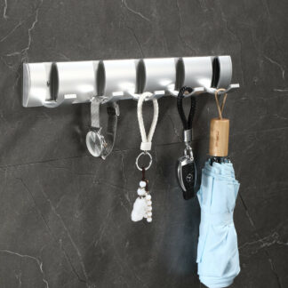 Gray Wall Folding Hooks Key Racks