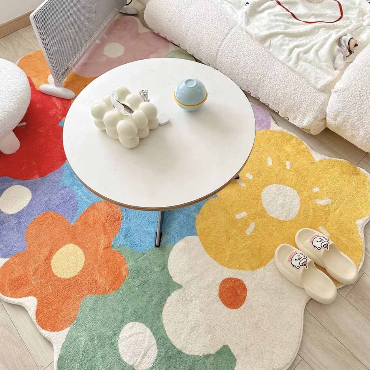 Colorful Flower Home Decoration Rug - Image 3