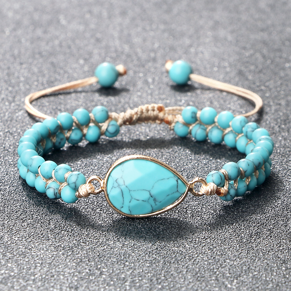 Bohemian Bracelet Charm Semi-precious Stones - Image 3