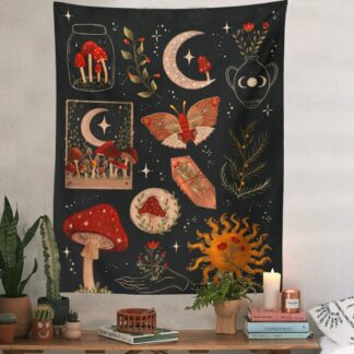 Bohemian Tapestries Psychedelic Witchcraft Home Decor