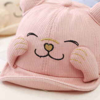 Cartoon Cat Baseball Cap For Children