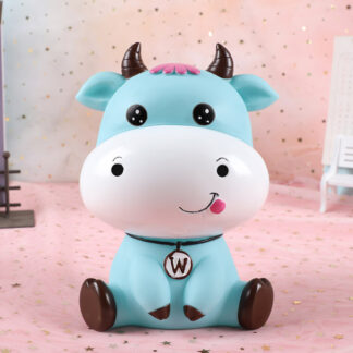 Cartoon Cow Piggy Bank Large Box For Child