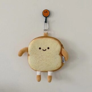 Cartoon Cute Toast Bread Pencil Case
