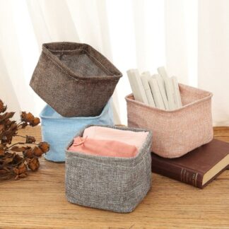 Chic Desktop Gadget Storage Basket, Set of 4