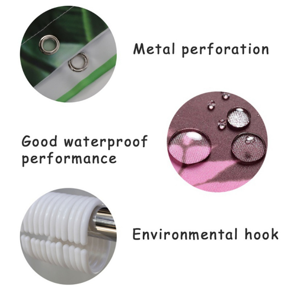 Chinese Style Flower Vines Shower Curtains - Image 3