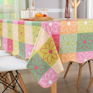 Colorful Decorative Tablecloth Rectangular