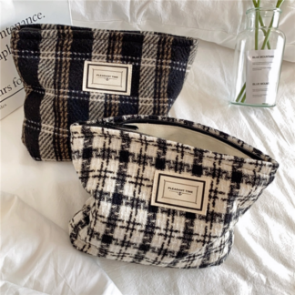 Corduroy Makeup Bag Organizer