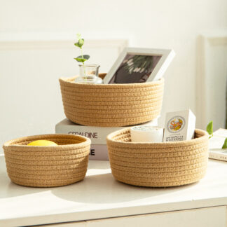 Cotton Thread Woven Storage Basket