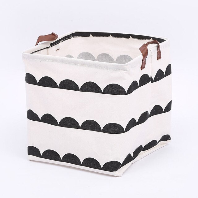 Set Of 2 Cotton And Linen Toy Storage Box - Image 3
