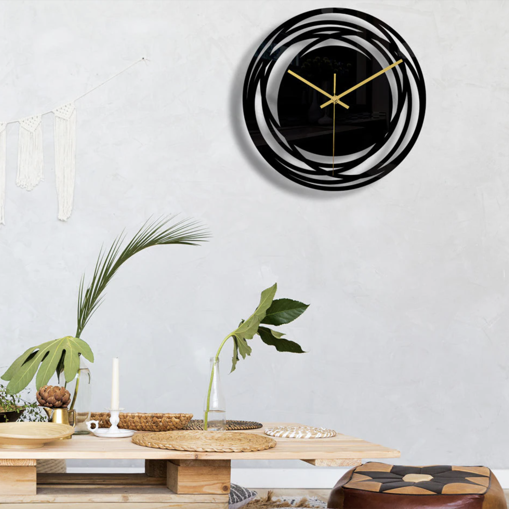 Creative Acrylic Wall Clock Minimalist Nordic Style - Image 2