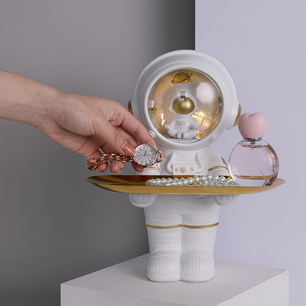 Creative Astronaut Statue Storage Tray Home Decoration - Image 3