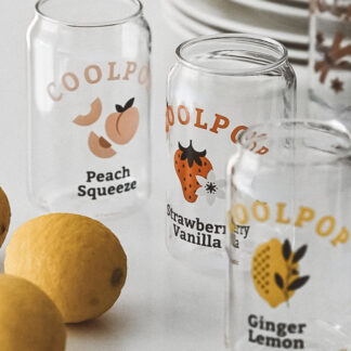 Creative Glass Coffee Mug, Set of 3