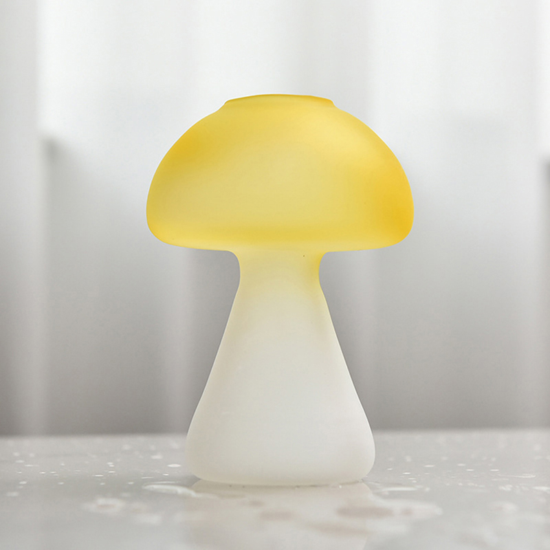 Creative Mushroom Glass Vase Crafts Hydroponics Ornament - Image 3