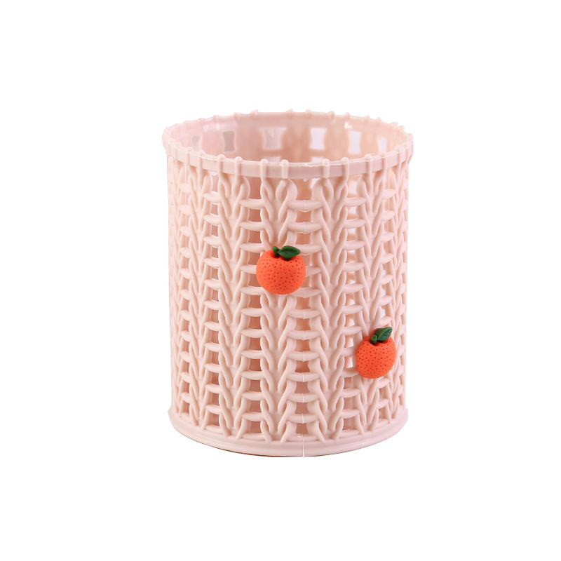 Creative Pen Holder Korean Imitation Rattan Pen Holder - Image 5