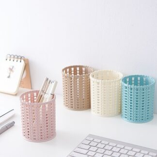 Creative Rattan Plastic Pen Holder