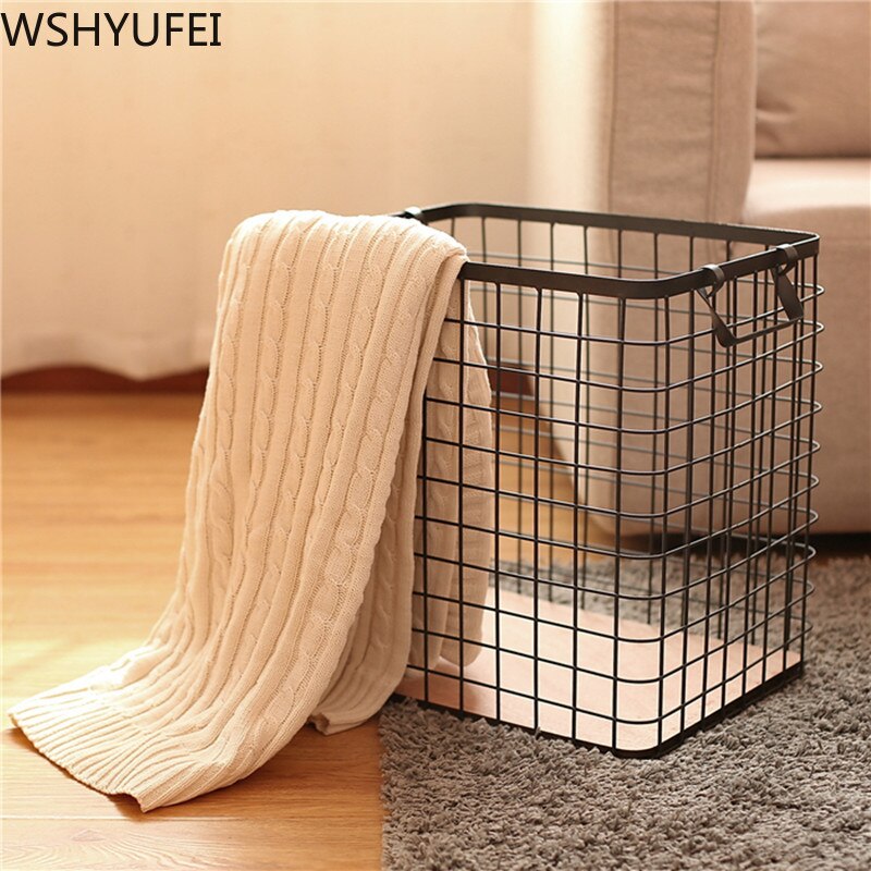 Creative desktop Wrought Iron Storage Basket - Image 3