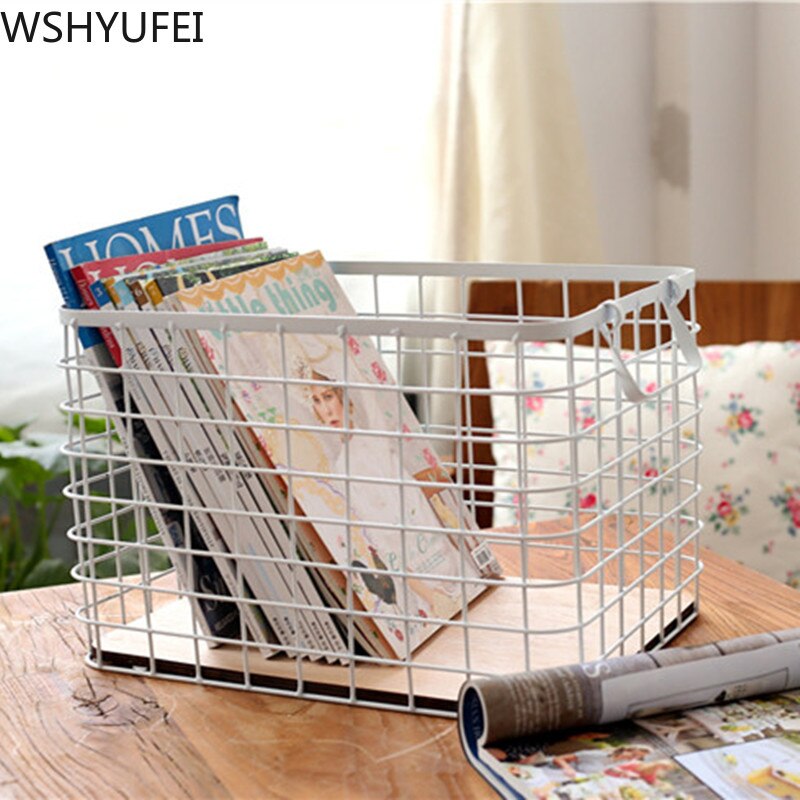 Creative desktop Wrought Iron Storage Basket - Image 4