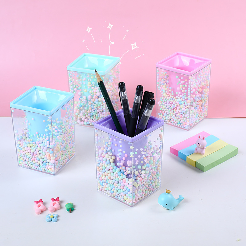 Crystal Pen Holder Desk Stationery Organizer - Image 3