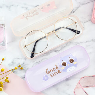 Cute Cartoon Glasses Storage Portable Case