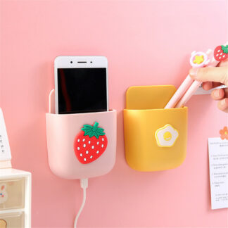 2PCS/Set Cute Desk Organizer Wall-mounted Pen Holder