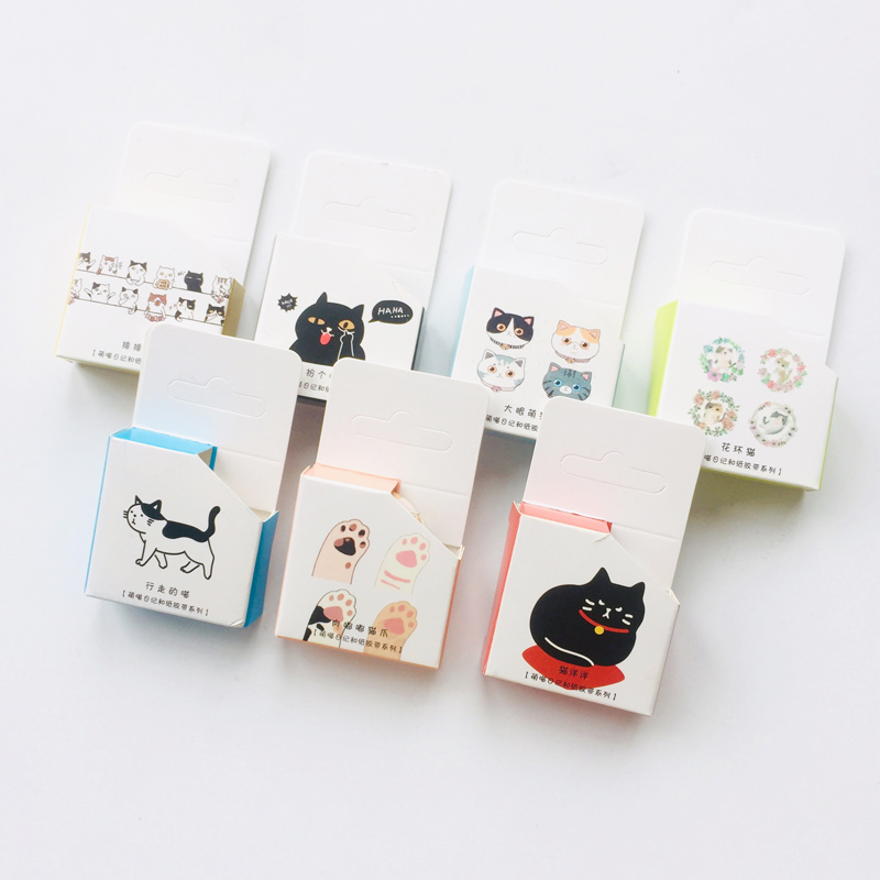 Cute Adorable Cat Adhesive Paper Masking Tape - Image 5