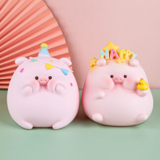 Cute Pig Piggy Bank for Kids Saving Money, 2 PCS