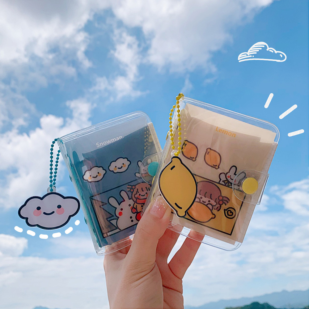 Mini Cute Transparent Loose-leaf Portable Pocket Hand Book - Image 2