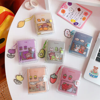 Mini Cute Transparent Loose-leaf Portable Pocket Hand Book