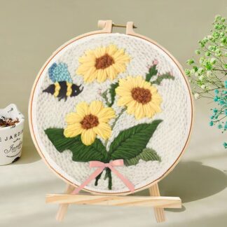 Sunflower Punch Needle Embroidery Starter Kit