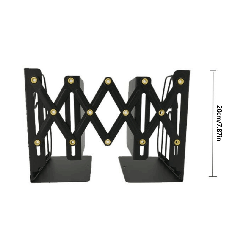 Decorative Stretchable Metal Bookends - Image 6