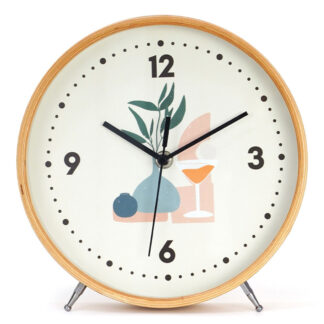 Wooden Creative Silent Desk Clock