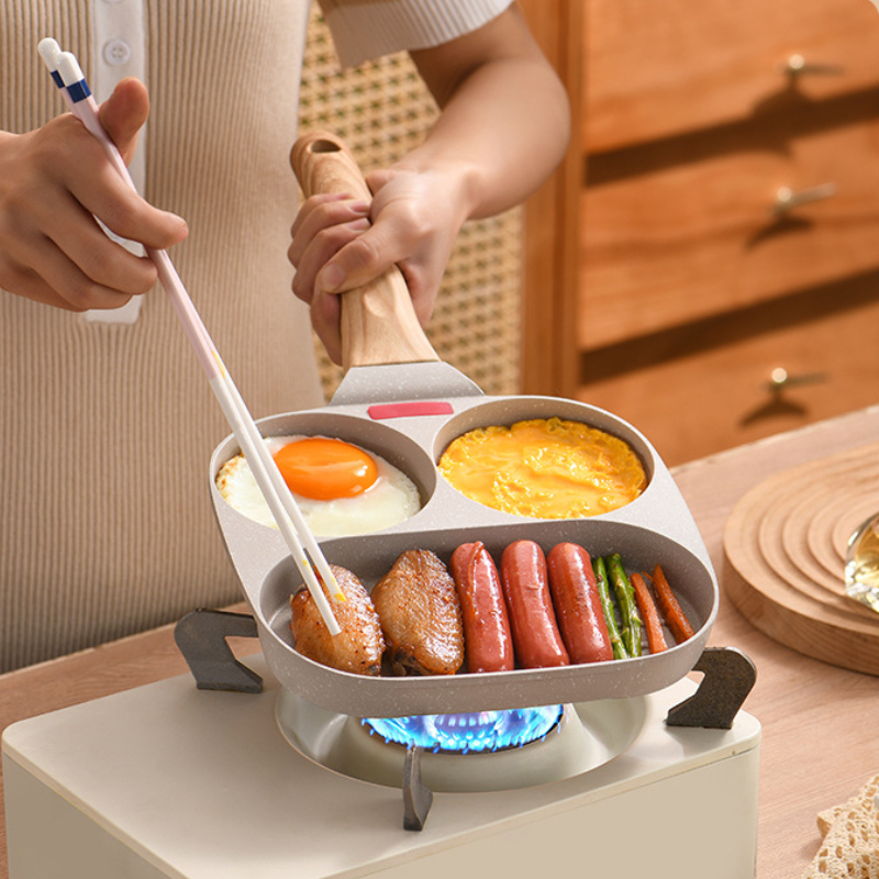 3-In-1 Non-Stick Convenient Frying Breakfast Maker