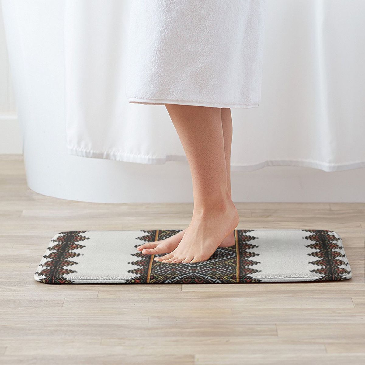 Ethiopian Cross Art Empire Abyssinia Non-Slip Welcome Home Rug - Image 3