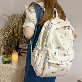 Floral Backpack Anti-theft Waterproof For Teens Girl