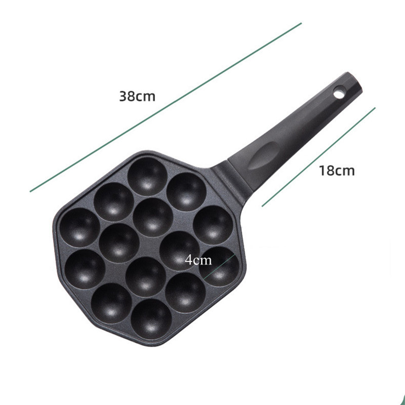 14 Holes Quail Egg Non-Stick Baking Pancake Takoyaki Grill Pan - Image 5