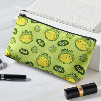 Funny Cartoon Frog Makeup Bag