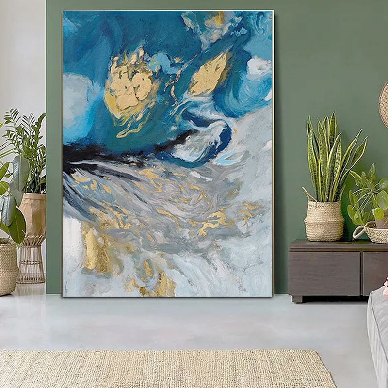 Abstract Colorful Texture Painting By Numbers