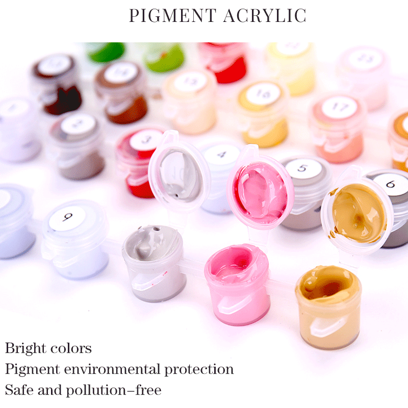 Abstract Colorful Texture Painting By Numbers - Image 6