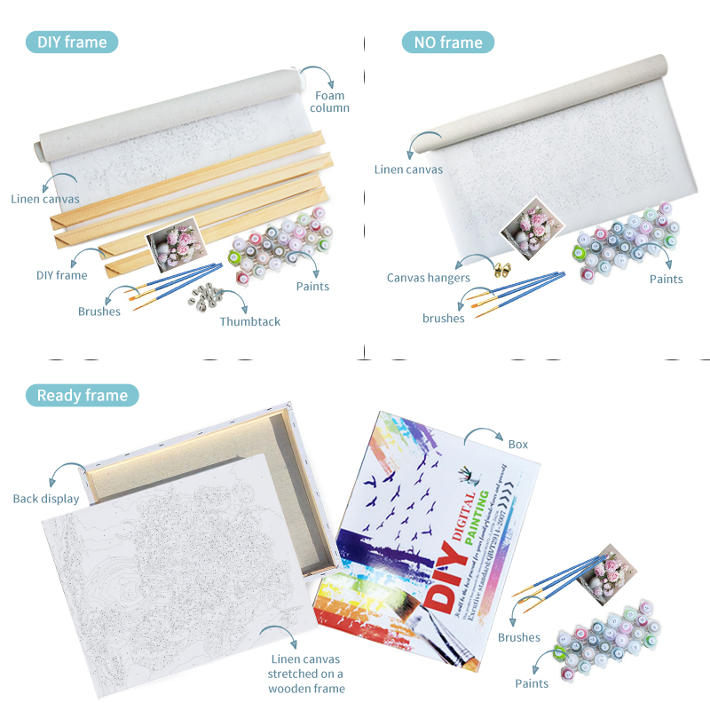 Animal Wall Art Unique Gift Hand Painted On Canvas - Image 6