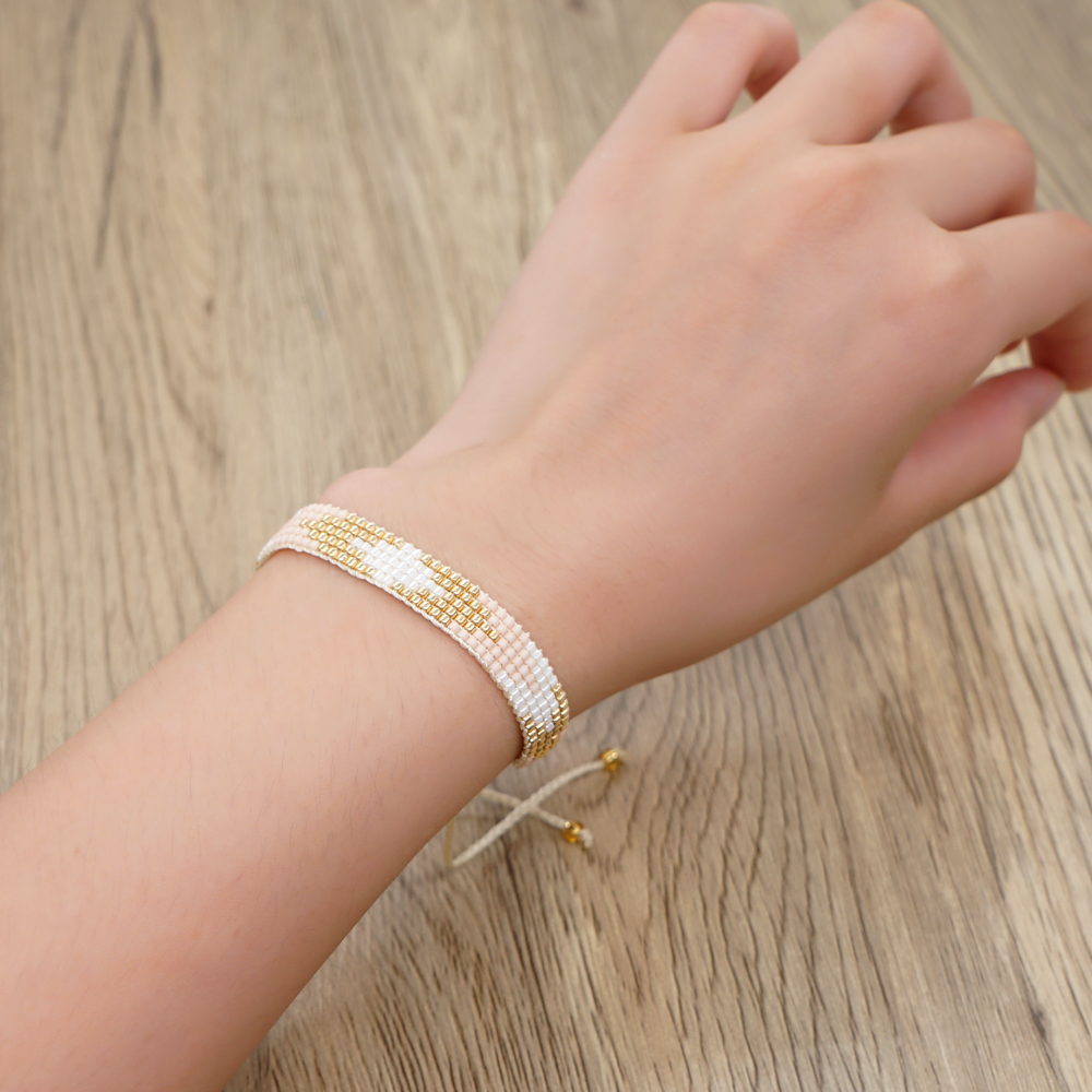 Boho Fashion Style Adjustable Handmade Braided Bracelet - Image 3