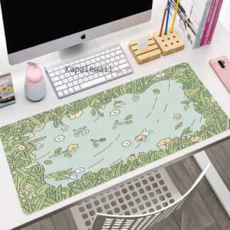 Green Plant Large Gaming Mousepad