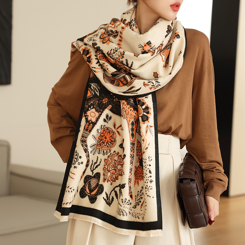 Winter Scarf Luxury Design Lady Scraft