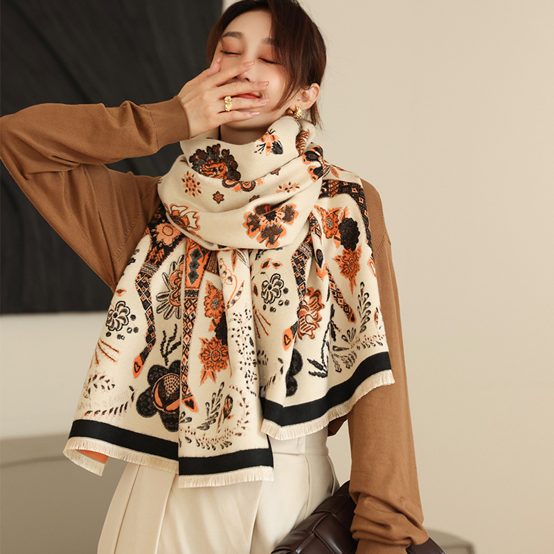 Winter Scarf Luxury Design Lady Scraft - Image 2