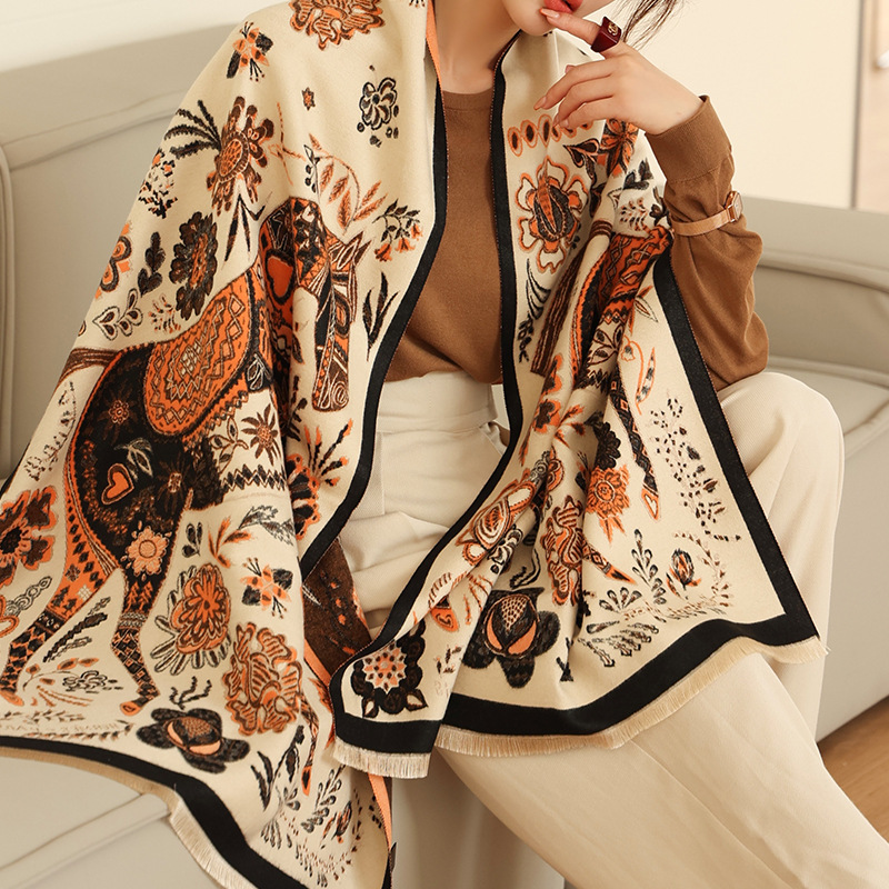 Winter Scarf Luxury Design Lady Scraft - Image 4